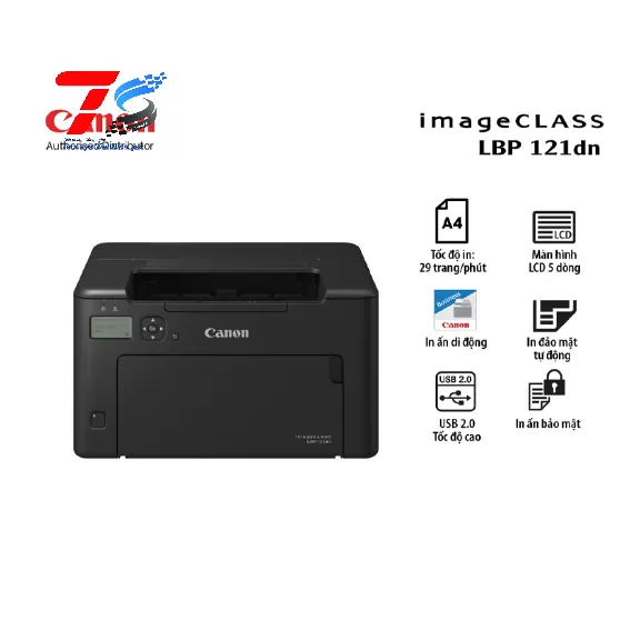 Máy in laser đen trắng Canon LBP121DN